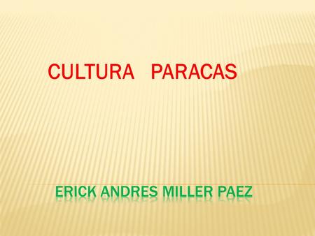 ERICK ANDRES MILLER PAEZ