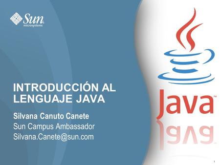 INTRODUCCIÓN AL LENGUAJE JAVA