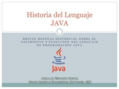 Historia del Lenguaje JAVA