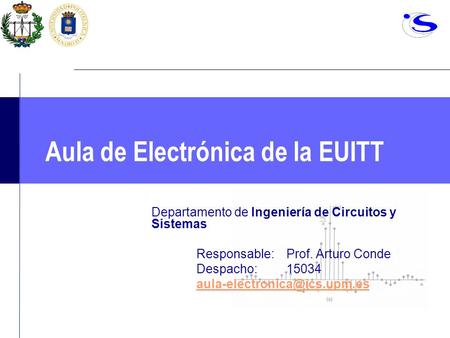 Aula de Electrónica de la EUITT