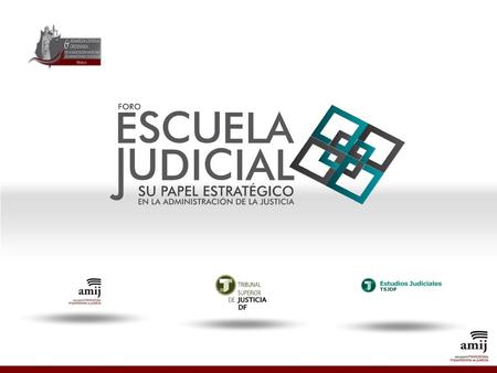 Page 1. Page 2 La Escuela Judicial debe ser un tema prioritario para la Asociación. 5ª Asamblea General Ordinaria de AMIJ. Antecedentes y programa Programa.