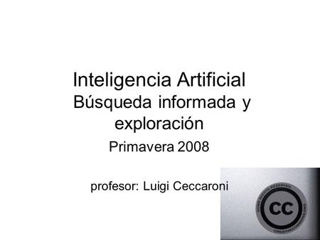Inteligencia Artificial Búsqueda informada y exploración