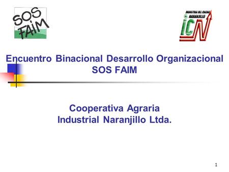 Encuentro Binacional Desarrollo Organizacional SOS FAIM