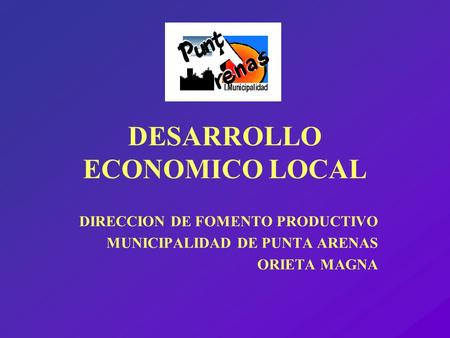DESARROLLO ECONOMICO LOCAL