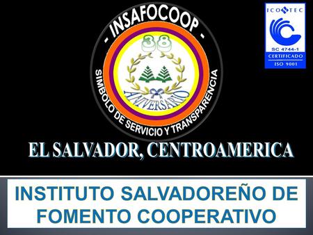 INSTITUTO SALVADOREÑO DE FOMENTO COOPERATIVO