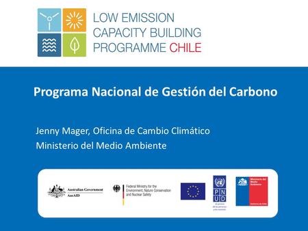 Programa Nacional de Gestión del Carbono