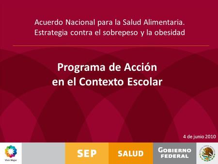 Programa de Acción en el Contexto Escolar