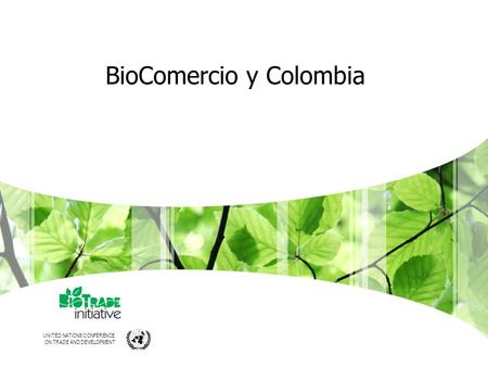 BioComercio y Colombia