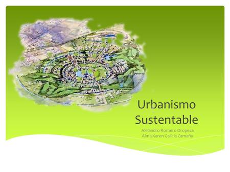Urbanismo Sustentable