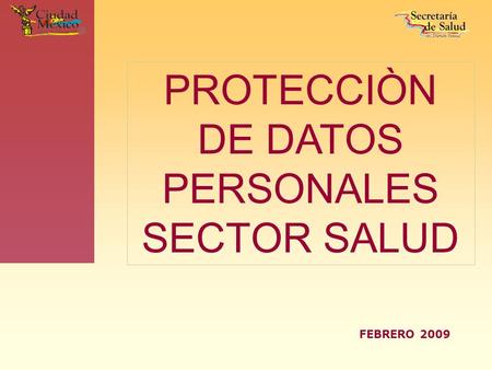 PROTECCIÒN DE DATOS PERSONALES SECTOR SALUD