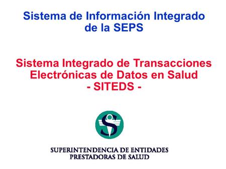 Sistema de Información Integrado de la SEPS