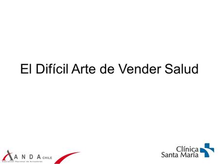 El Difícil Arte de Vender Salud. Salud AVISOS ECONOMICOS.