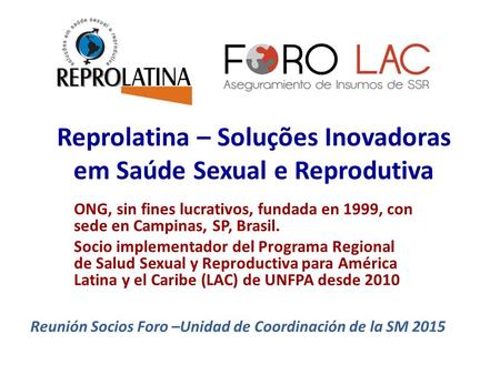 Reprolatina – Soluções Inovadoras em Saúde Sexual e Reprodutiva