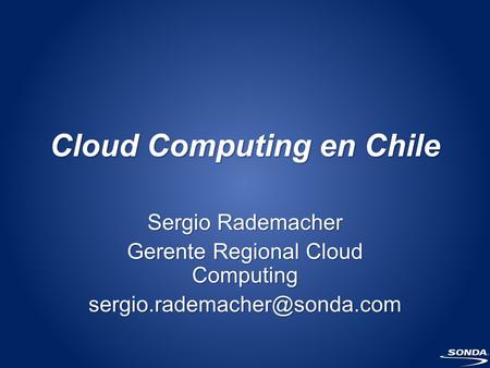 Cloud Computing en Chile