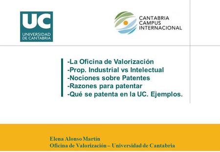 -La Oficina de Valorización -Prop. Industrial vs Intelectual