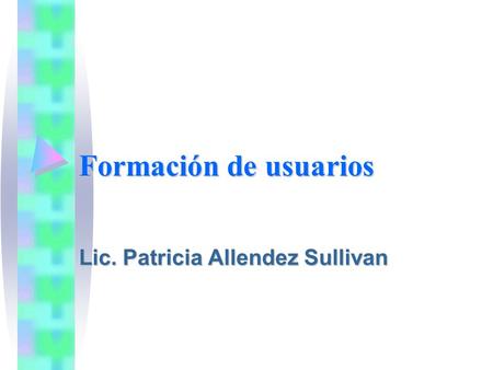 Lic. Patricia Allendez Sullivan