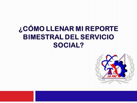 ¿Cómo llenar mi reporte bimestral del servicio social?