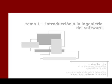 tema 1 – introducción a la ingeniería del software