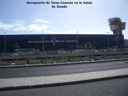 Aeropuerto de Gran Canaria en la bahía de Gando