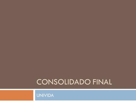 CONSOLIDADO FINAL UNIVIDA. RESULTADO 1: La población objetivo (jóvenes, hombres, mujeres, enfatizando ciertos grupos en riesgo) ha modificado su conducta.