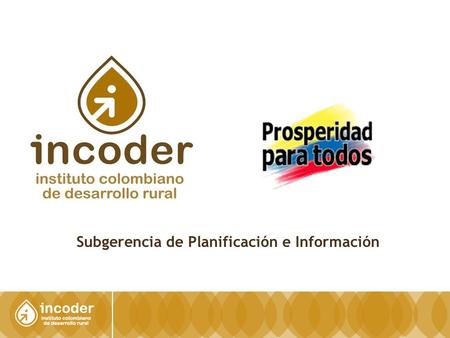Subgerencia de Planificación e Información