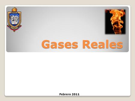 Gases Reales Febrero 2011.