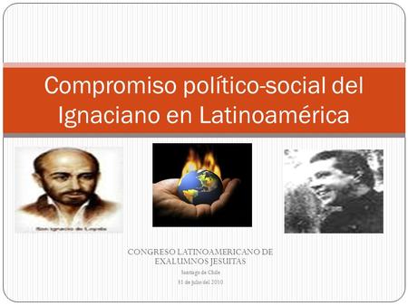 Compromiso político-social del Ignaciano en Latinoamérica