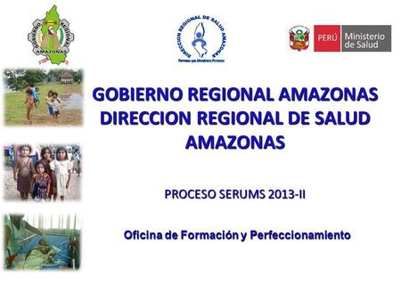 DIRECCION REGIONAL DE SALUD AMAZONAS
