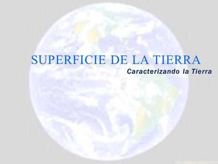 Superficie de la Tierra