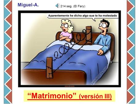 “Matrimonio” (versión III)