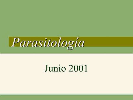 Parasitología Junio 2001 1.