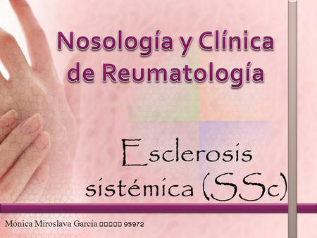 Esclerosis sistémica (SSc)