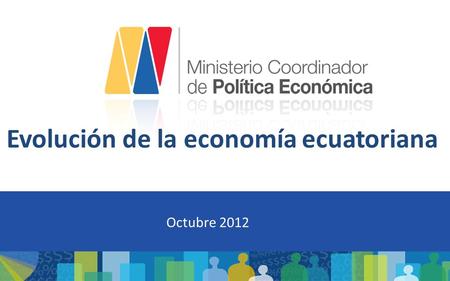Evolución de la economía ecuatoriana