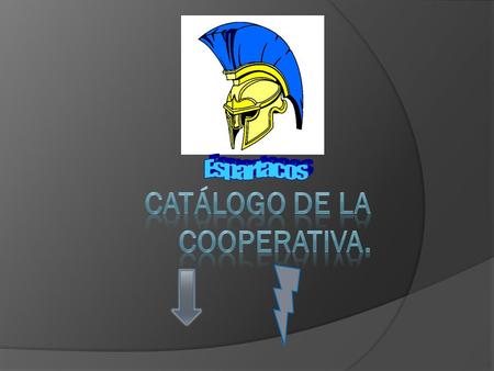 Catálogo de la cooperativa.