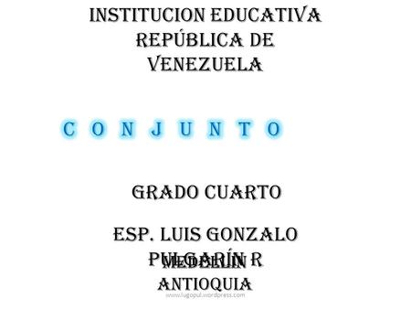 INSTITUCION EDUCATIVA REPÚBLICA DE VENEZUELA