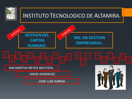 INSTITUTO TECNOLOGICO DE ALTAMIRA.