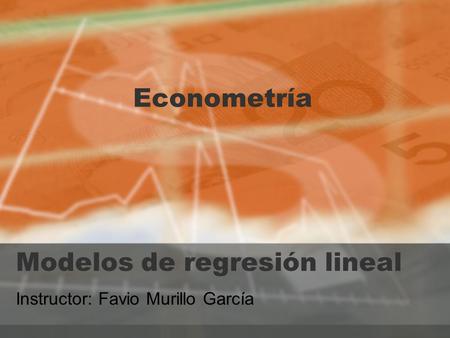 Modelos de regresión lineal