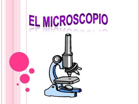 El microscopio.