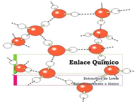 Estructura de Lewis Enlace covalente e iónico