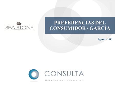 PREFERENCIAS DEL CONSUMIDOR / GARCÍA