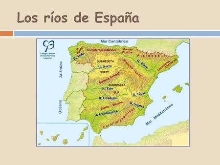 Los ríos de España.
