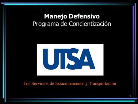 Manejo Defensivo Programa de Concientización