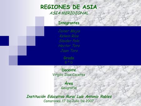 Institución Educativa Rural Luís Antonio Robles