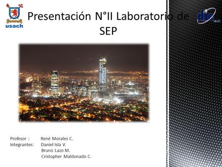 Presentación N°II Laboratorio de SEP