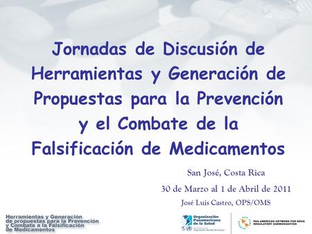 José Luis Castro, OPS/OMS