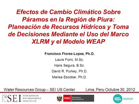 Francisco Flores-Lopez, Ph.D.