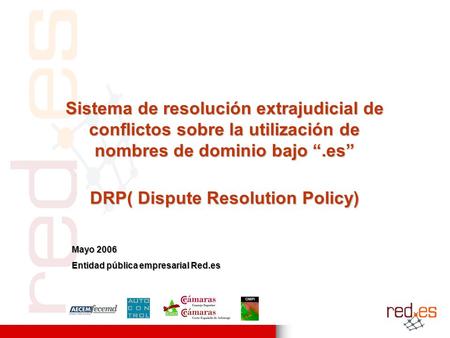 DRP( Dispute Resolution Policy)
