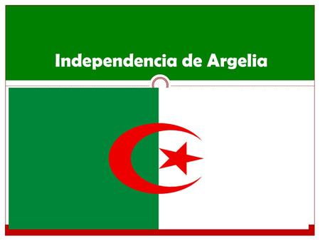 Independencia de Argelia