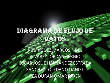 DIAGRAMA DE FLUJO DE DATOS