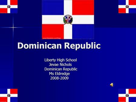 Dominican Republic Liberty High School Jevae Nichols